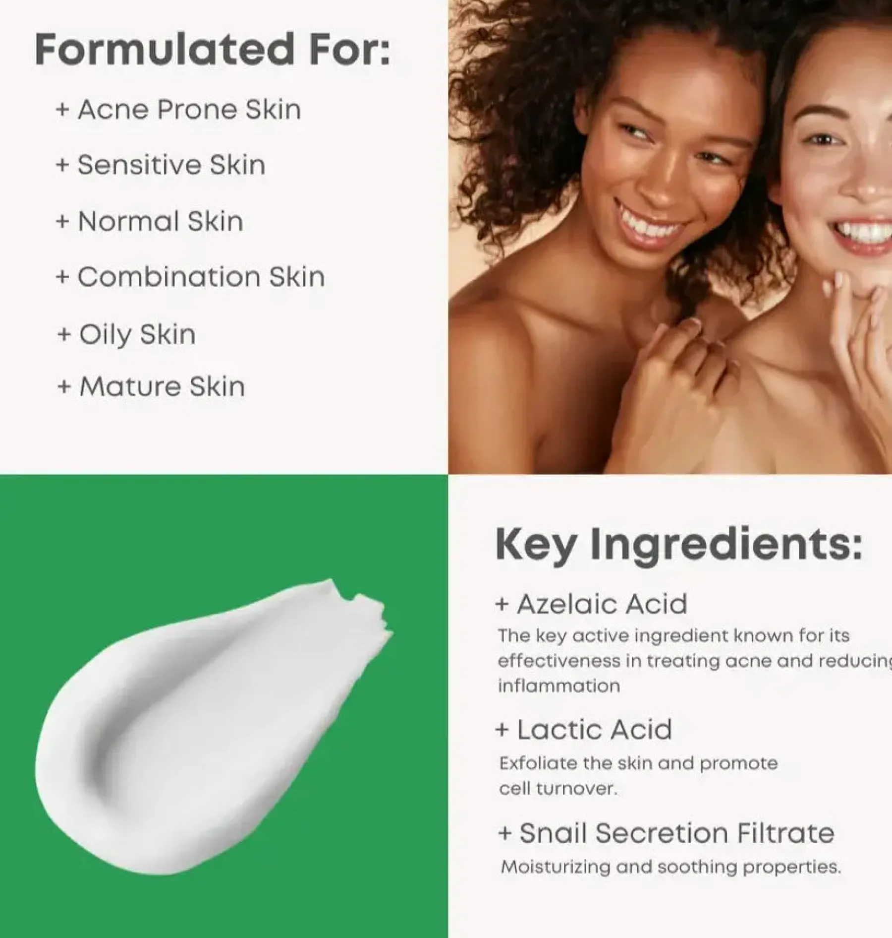 Clearance A Control Azelaic Acid Cream Feuchtigkeitscremes|Hauptzutat