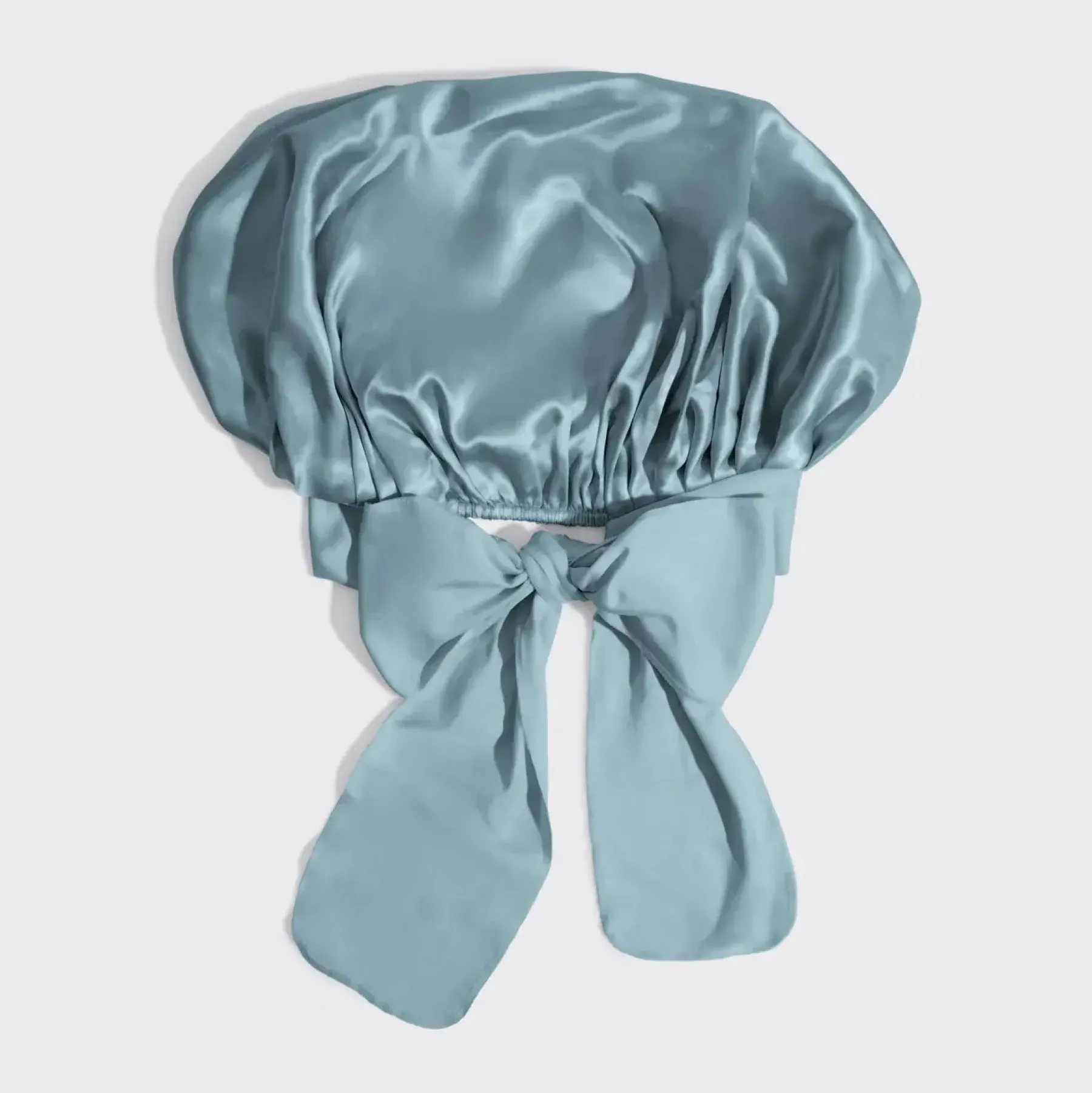 Clearance Adjustable Oversized Satin Bonnet Haze Blue Curly & Coily Accessories|Hair Growth