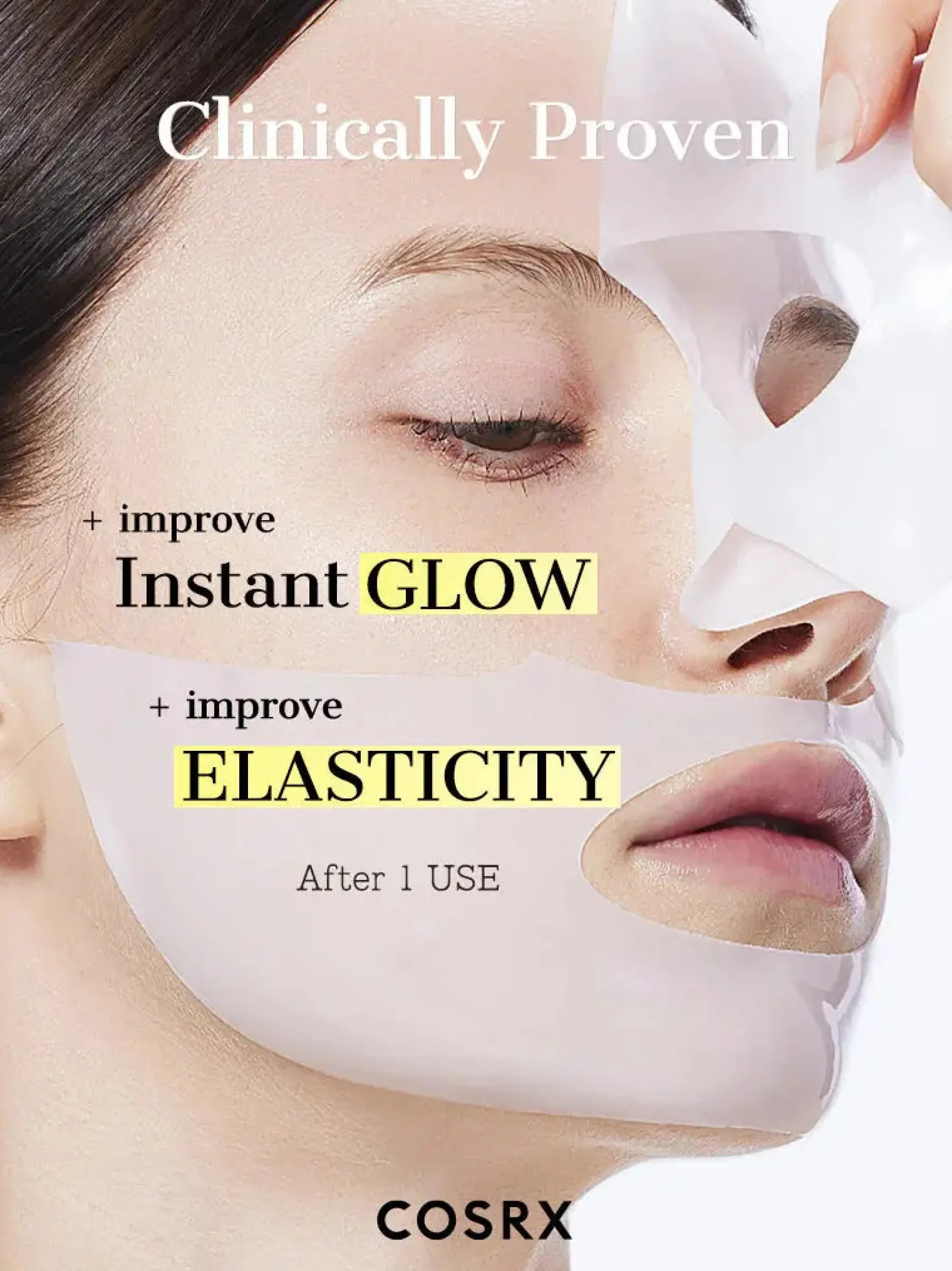 Online Advanced Snail Mucin Glass Glow Hydrogel Mask 1 pc Hauptzutat|Gesichtsmasken