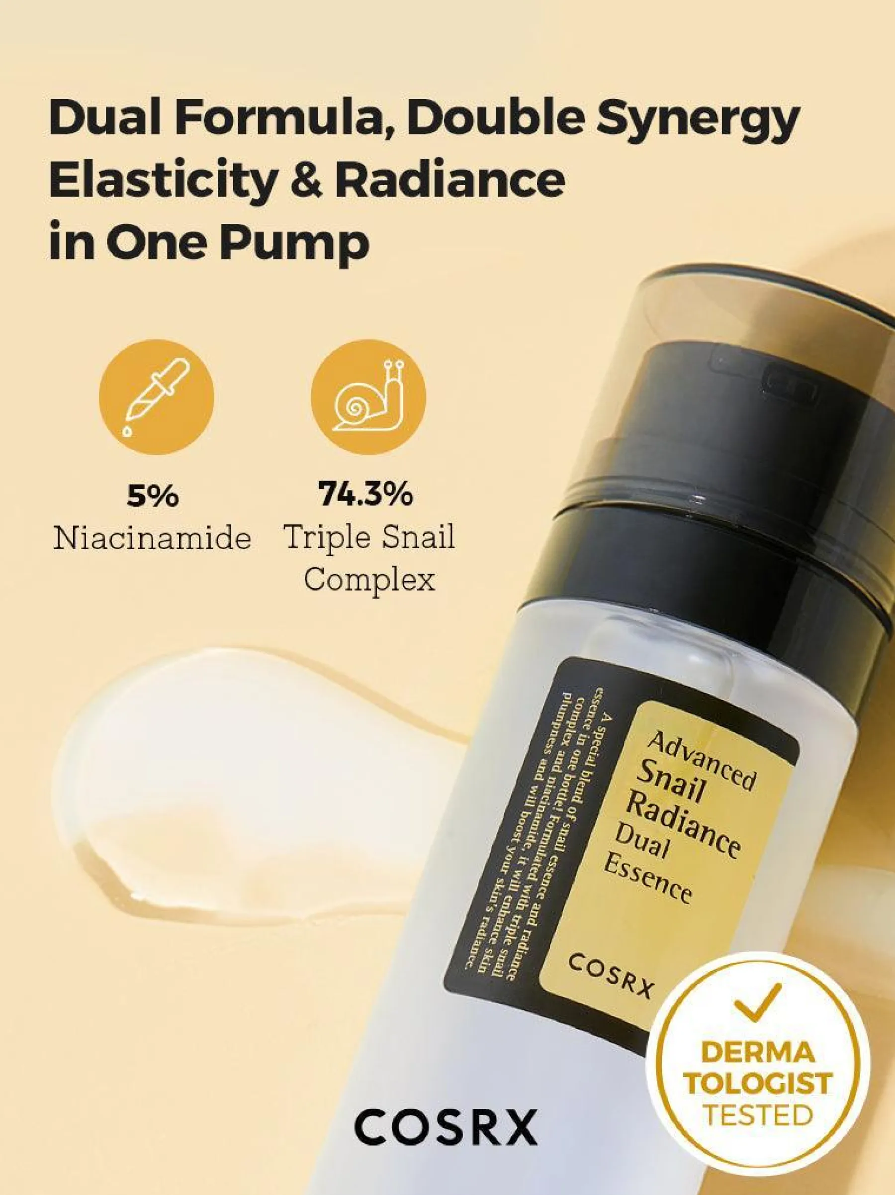 Online Advanced Snail Radiance Dual Essence Hauptzutat|Aufhellendes Serum