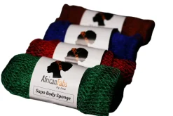 New African Net Sponge Sapo Burgundy Red Everything Shower|Hautprobleme