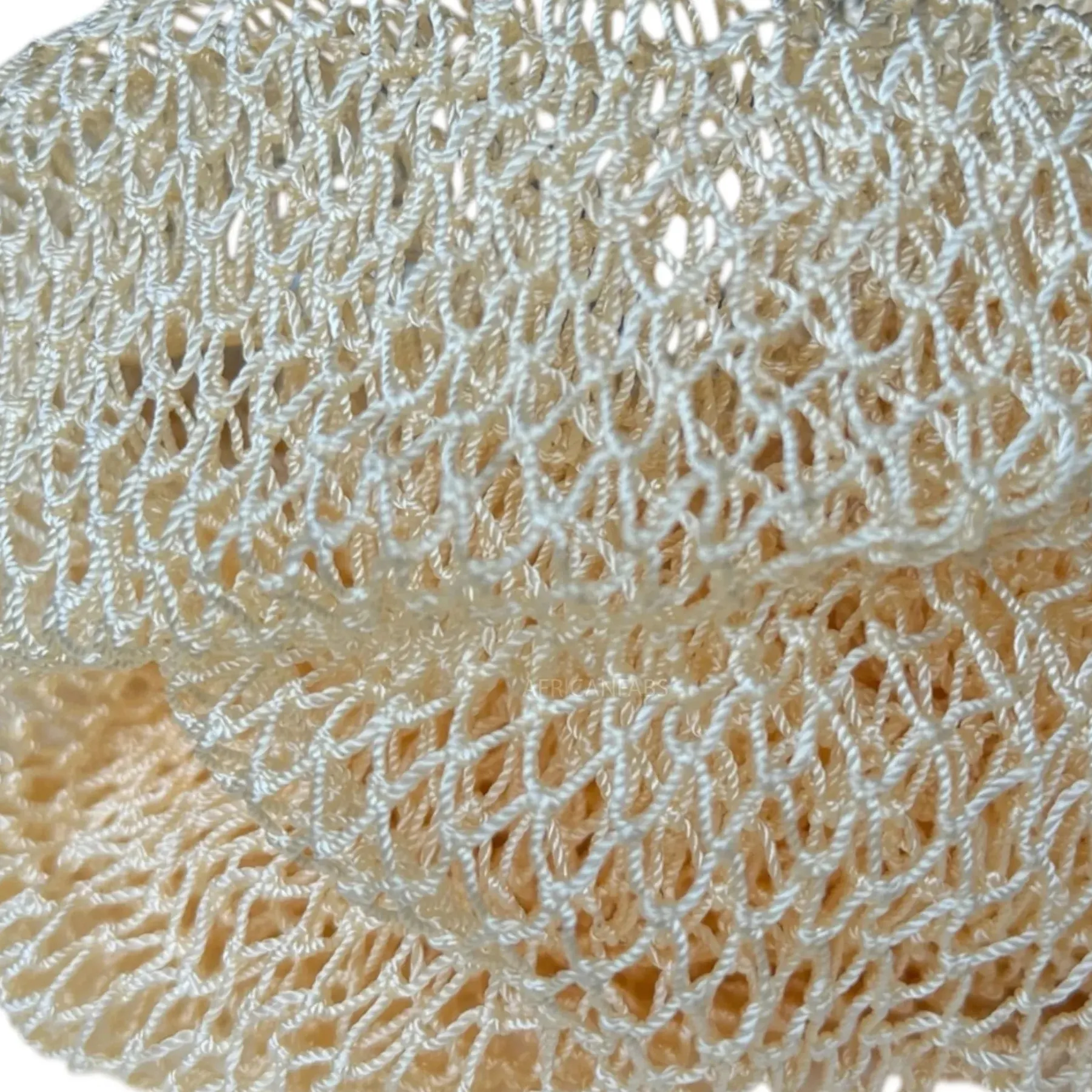 African Net Sponge Sapo Ivory Everything Shower