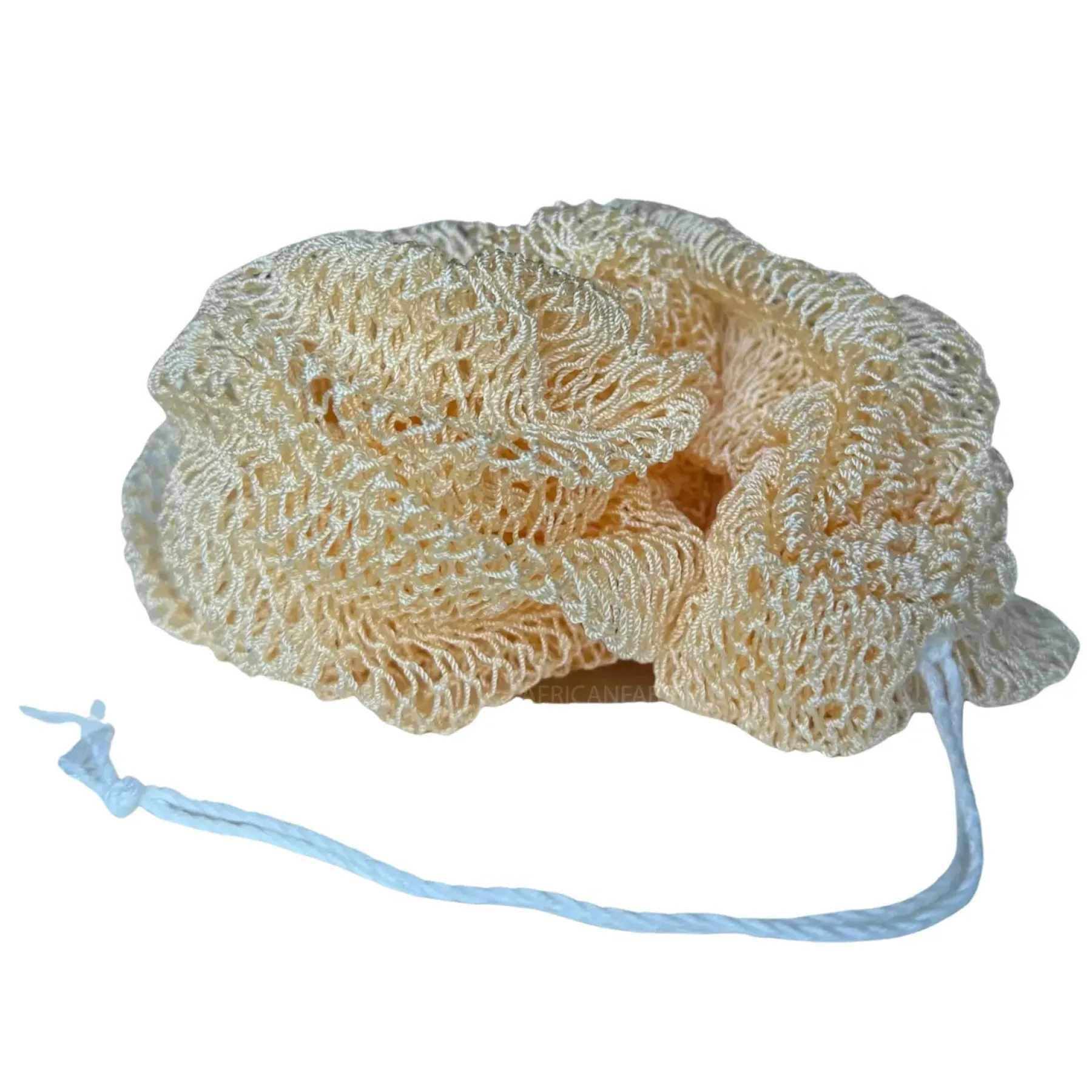 African Net Sponge Sapo Ivory Everything Shower