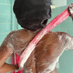 Hot African Net Sponge Sapo Peach Everything Shower|Net Sponge