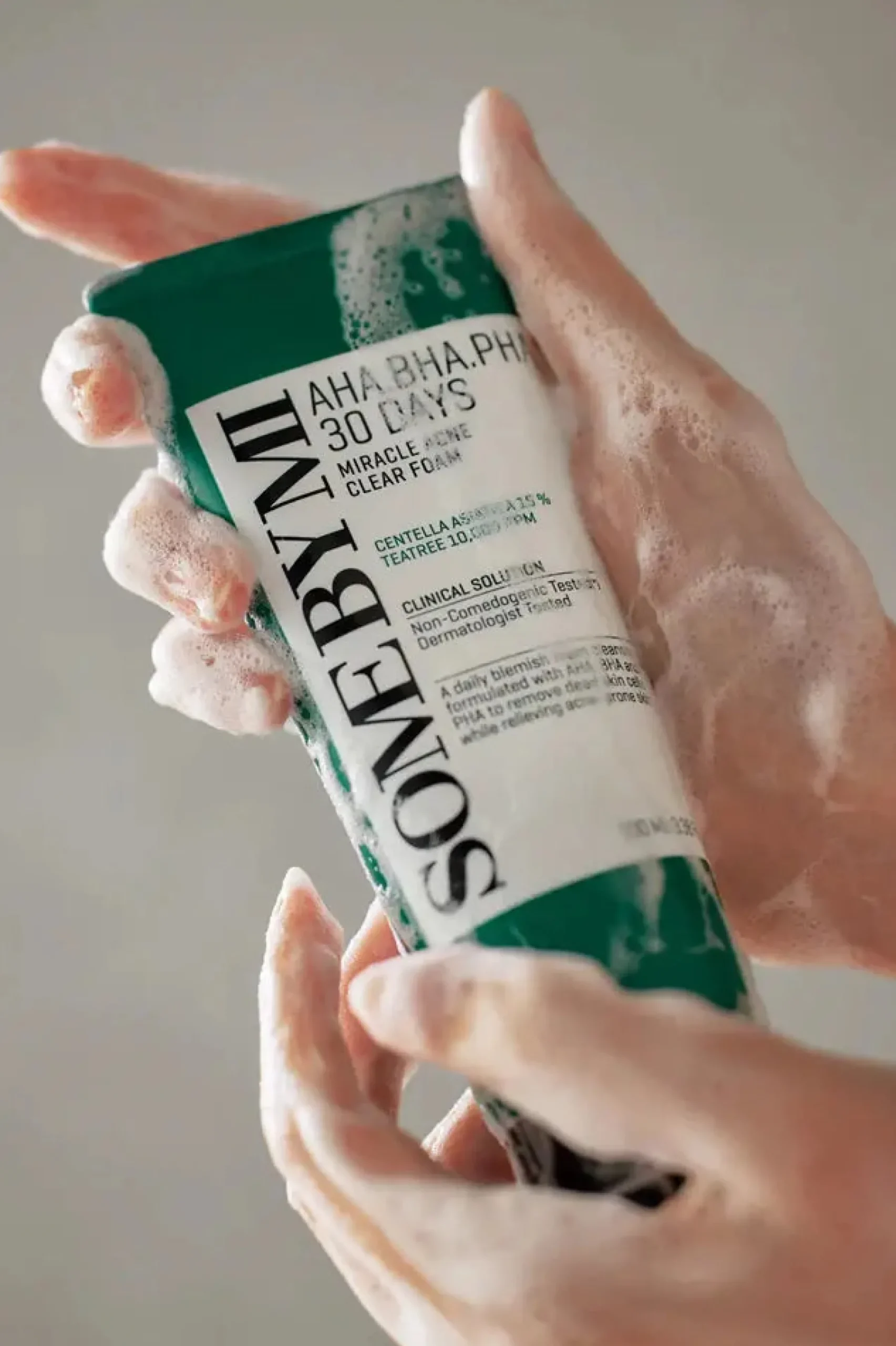 Sale AHA BHA PHA 30 Days Miracle Acne Clear Foam 50 ml. Hauptzutat|Reinigungsmittel