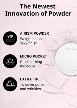 Online Airy Pot Pressed Powder Pink Make-Up Puder|Vegane Makeup Puder