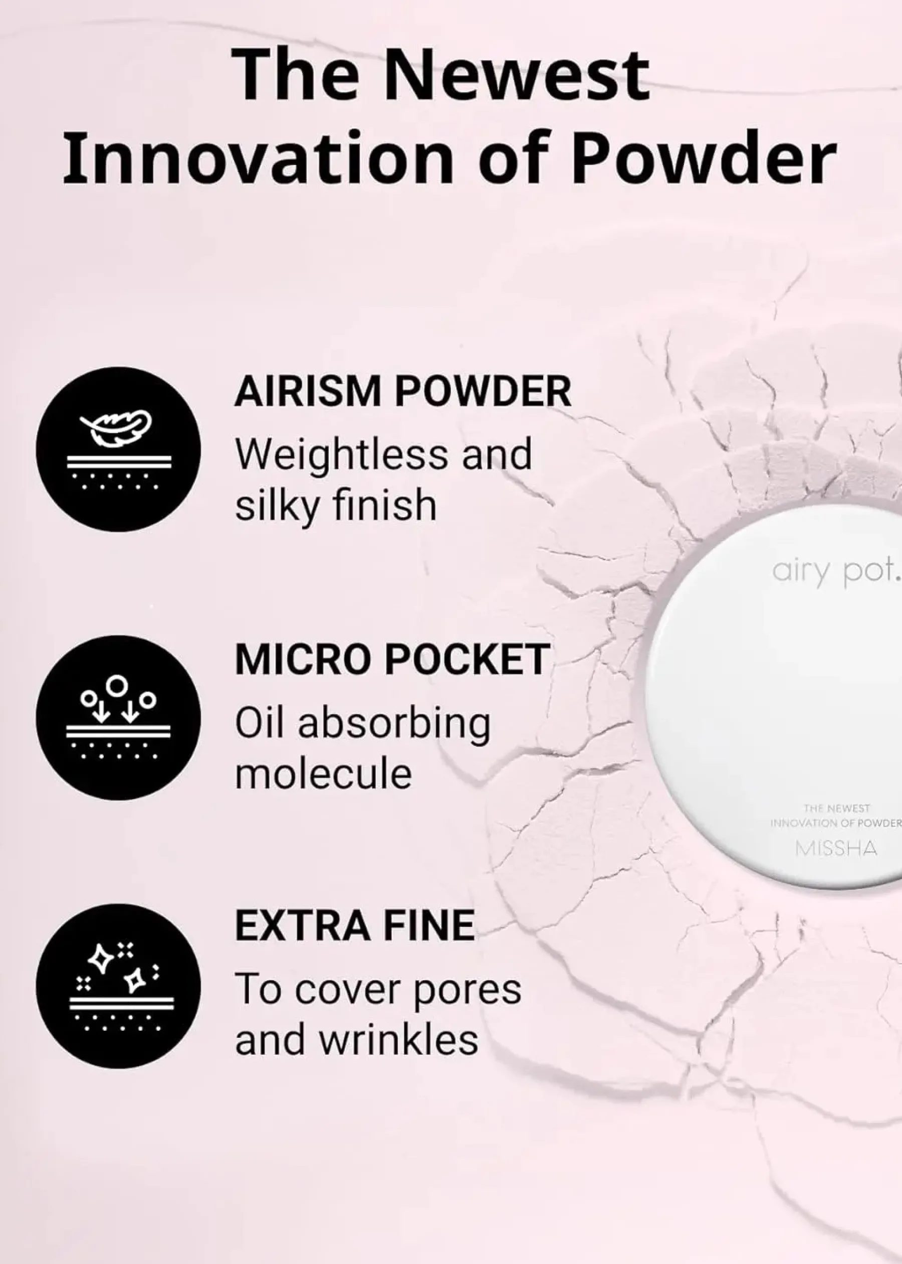 Online Airy Pot Pressed Powder Pink Make-Up Puder|Vegane Makeup Puder