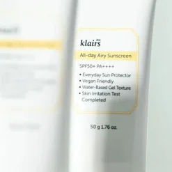 Online All-day Airy Sunscreen SPF50+ Hauptzutat|Vegan Pflege