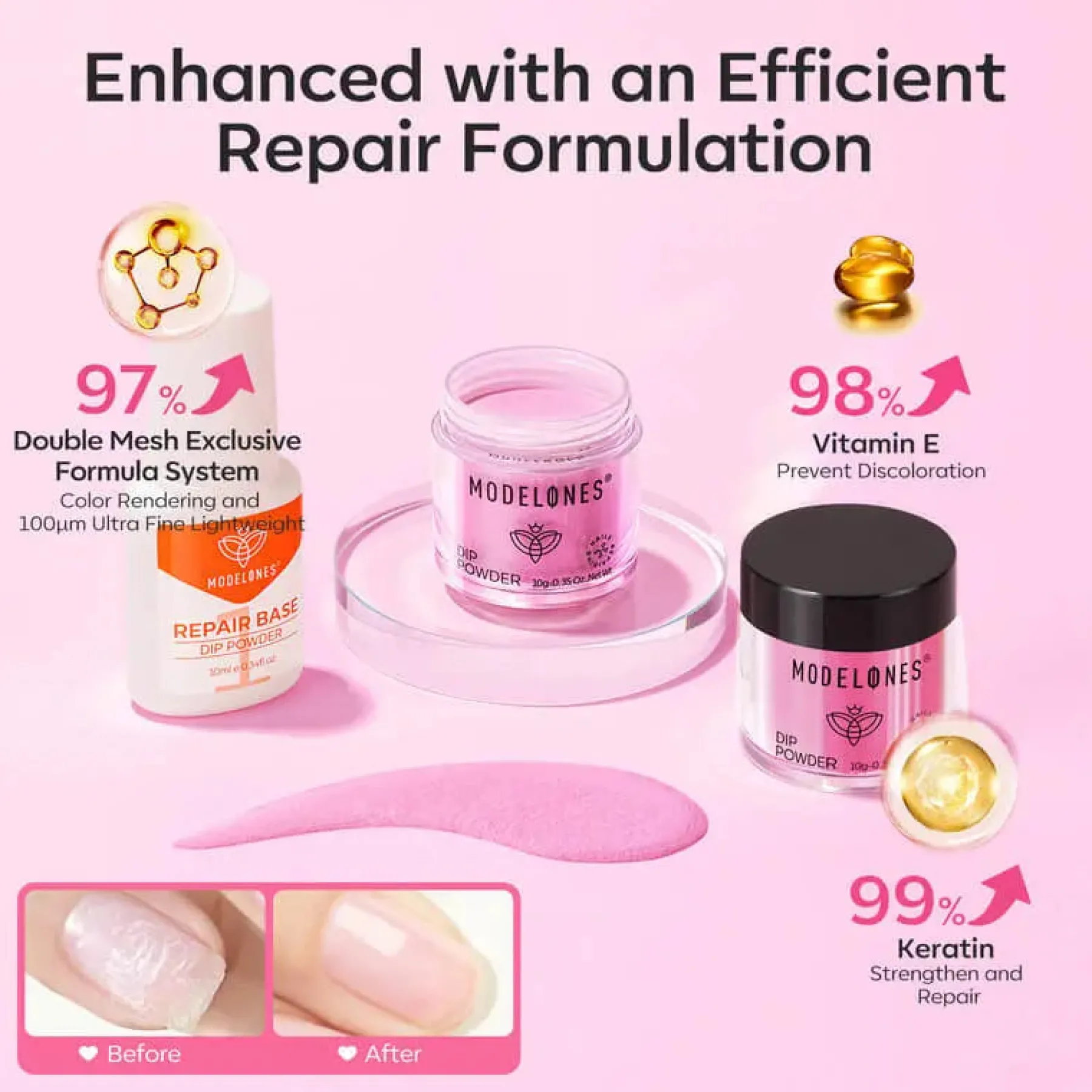 Hot All-In-One Dip Powder Kit Sweet Dream 4. Dip Powder|Veganer Nagellack