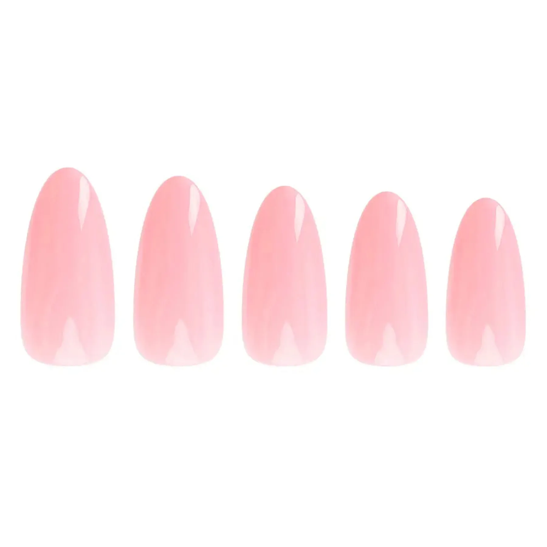 Hot Almond Blush Pink Acrylic Nails Künstliche Nägel
