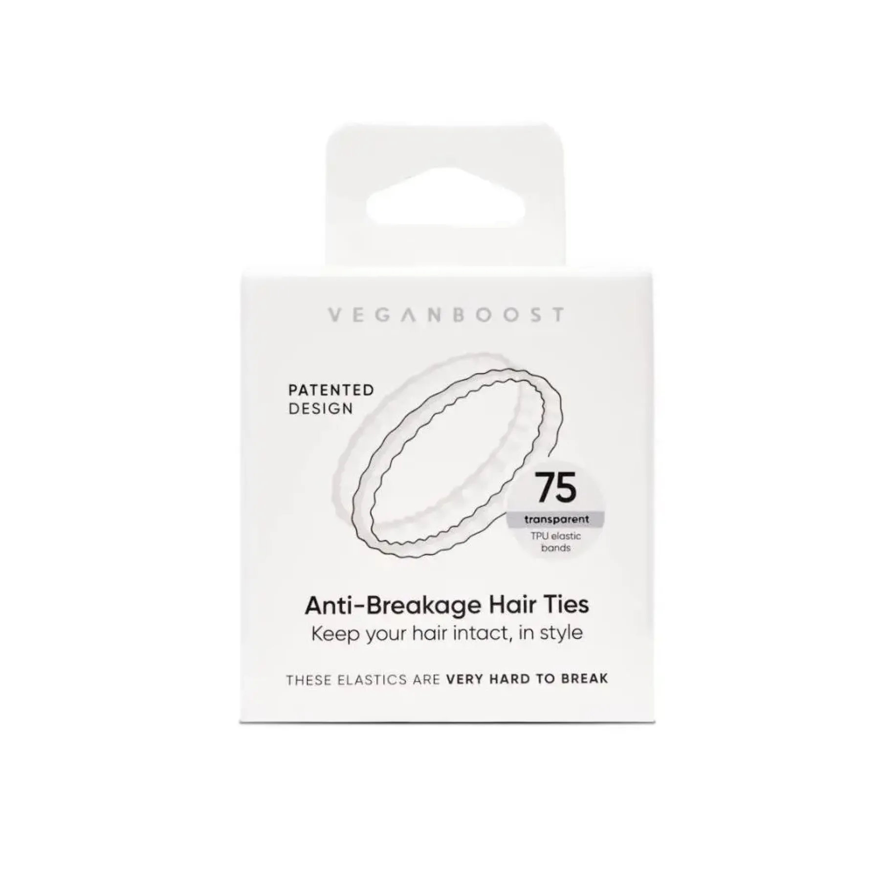 Online Anti Breakage Hair Ties White Curly & Coily Accessories|Vegane Haarpflege