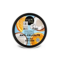 Clearance Anti-Cellulite Sea Salt Body Scrub Coconut & Orange Hoofdingrediënt Haircare|Everything Shower