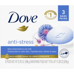 Online Anti‑Stress Beauty Bar Blue Chamomile & Oat Milk 3-Pack Vegan Pflege|Soap Bars