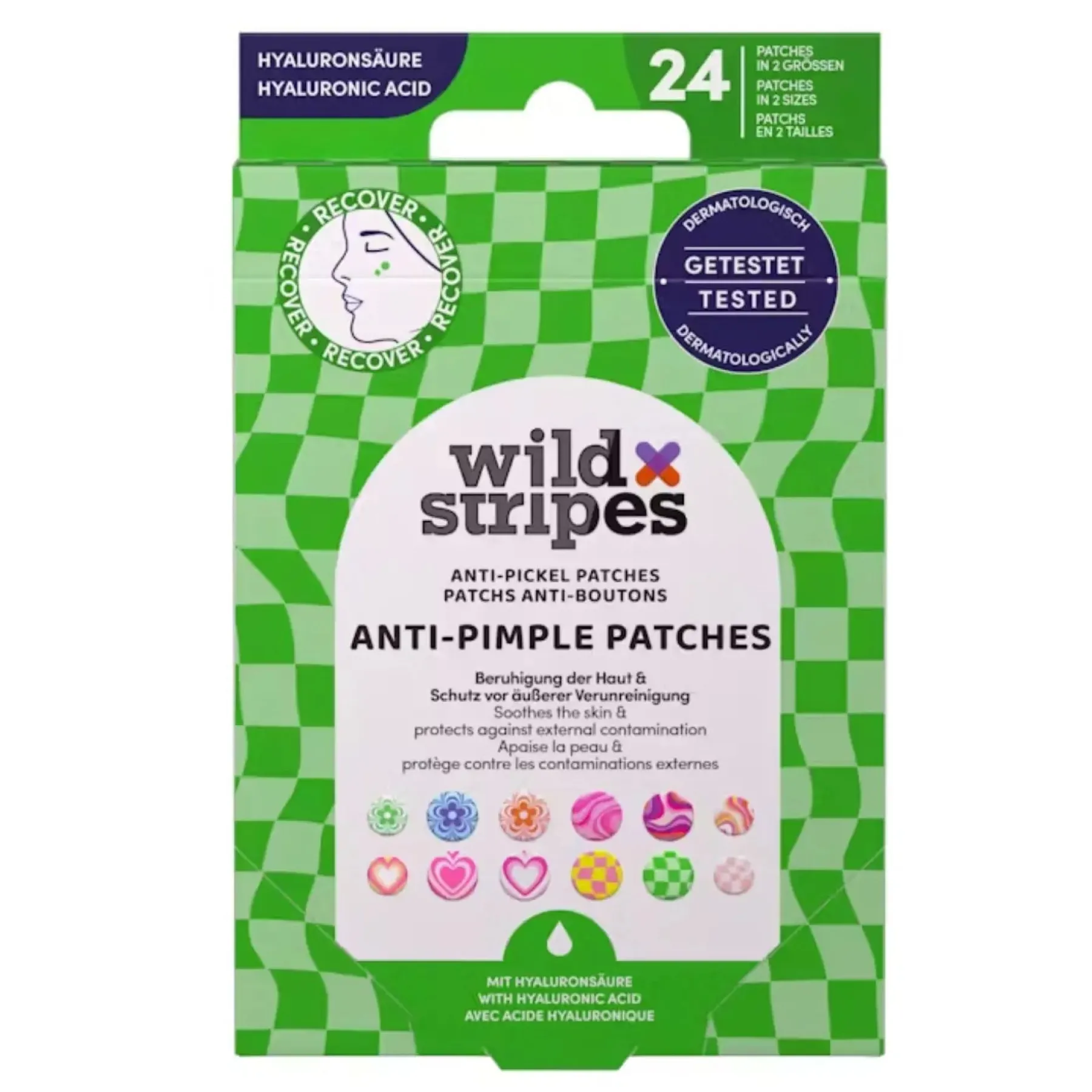 Ant-Pimple Patches Groovy Protect Hauptzutat|Hautprobleme