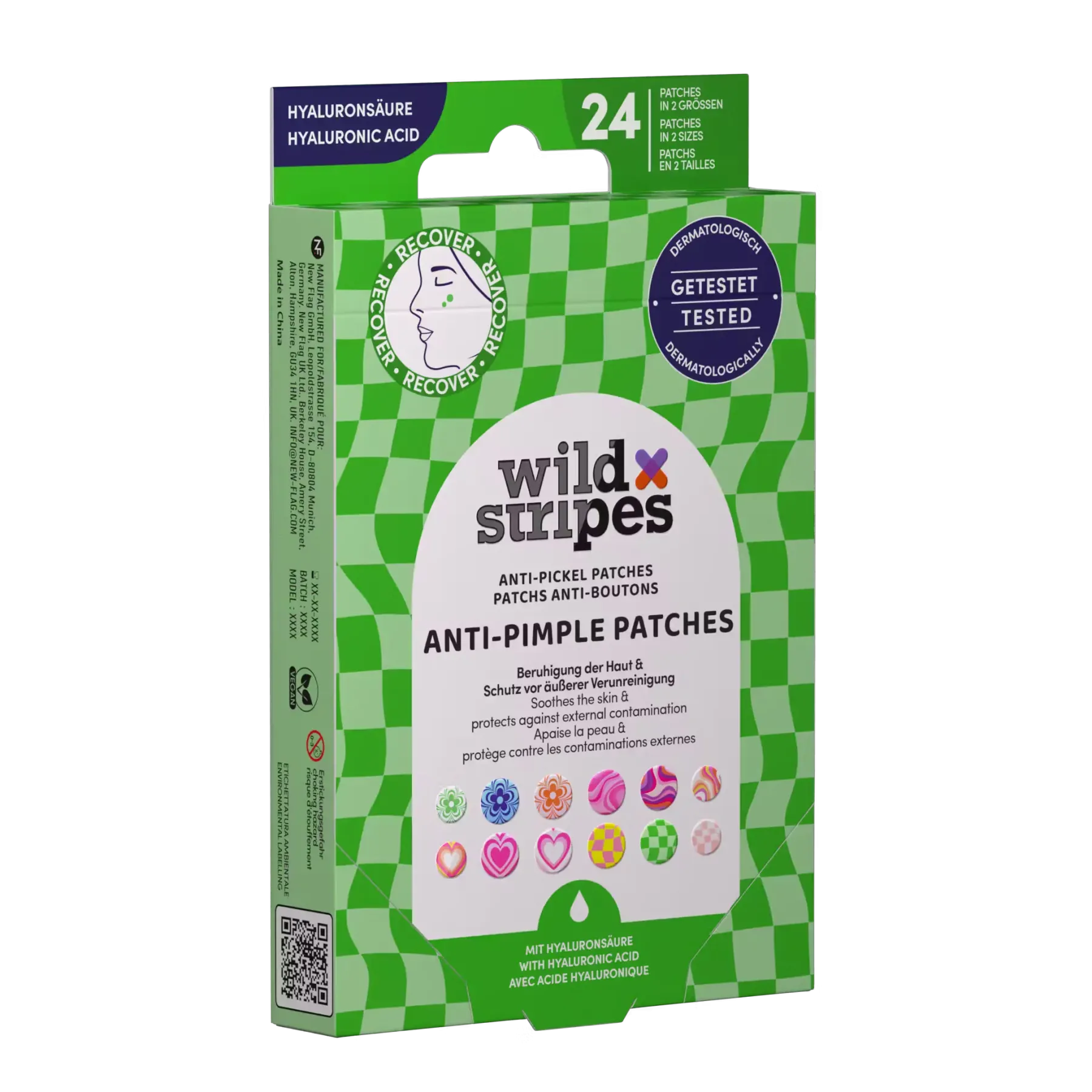 Ant-Pimple Patches Groovy Protect Hauptzutat|Hautprobleme
