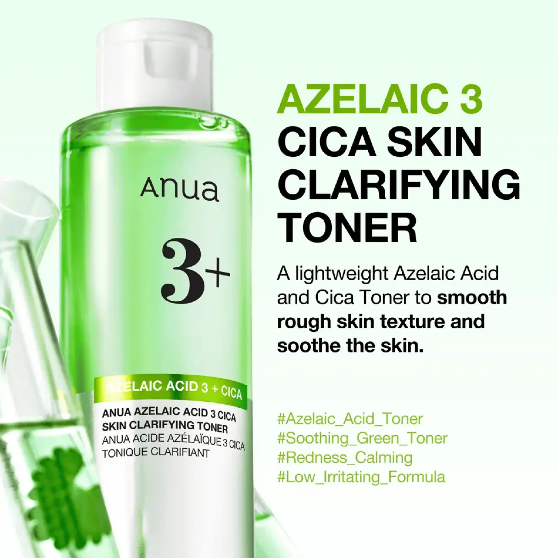 Clearance Azelaic Acid 3 Cica Skin Clarifying Toner Vegan Pflege|Toners