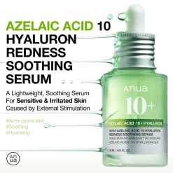 New Azelaic Acid 10 Hyaluron Redness Soothing Serum Hauptzutat|Anti-Unreinheiten-Serum