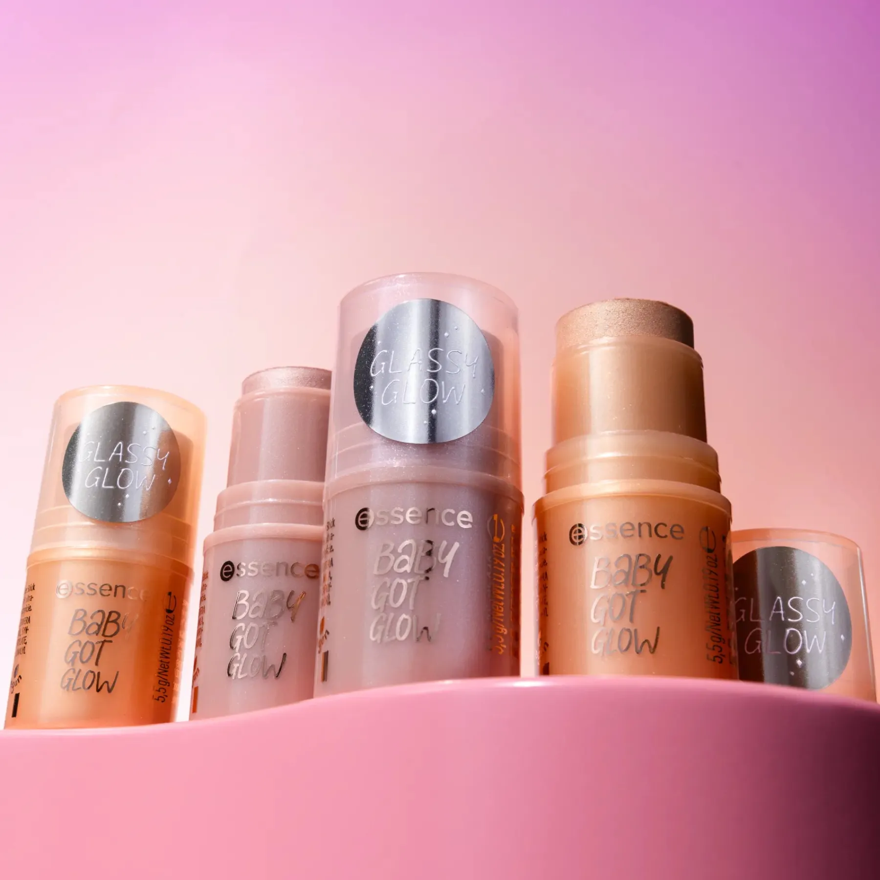 New Baby Got Glow Highlighter Stick 20 Rosy Glaze Highlighter|Vegan Highlighter
