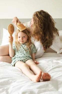 Hot Bamboo Oval Hairbrush Haarprobleem|Vegane Haarpflege