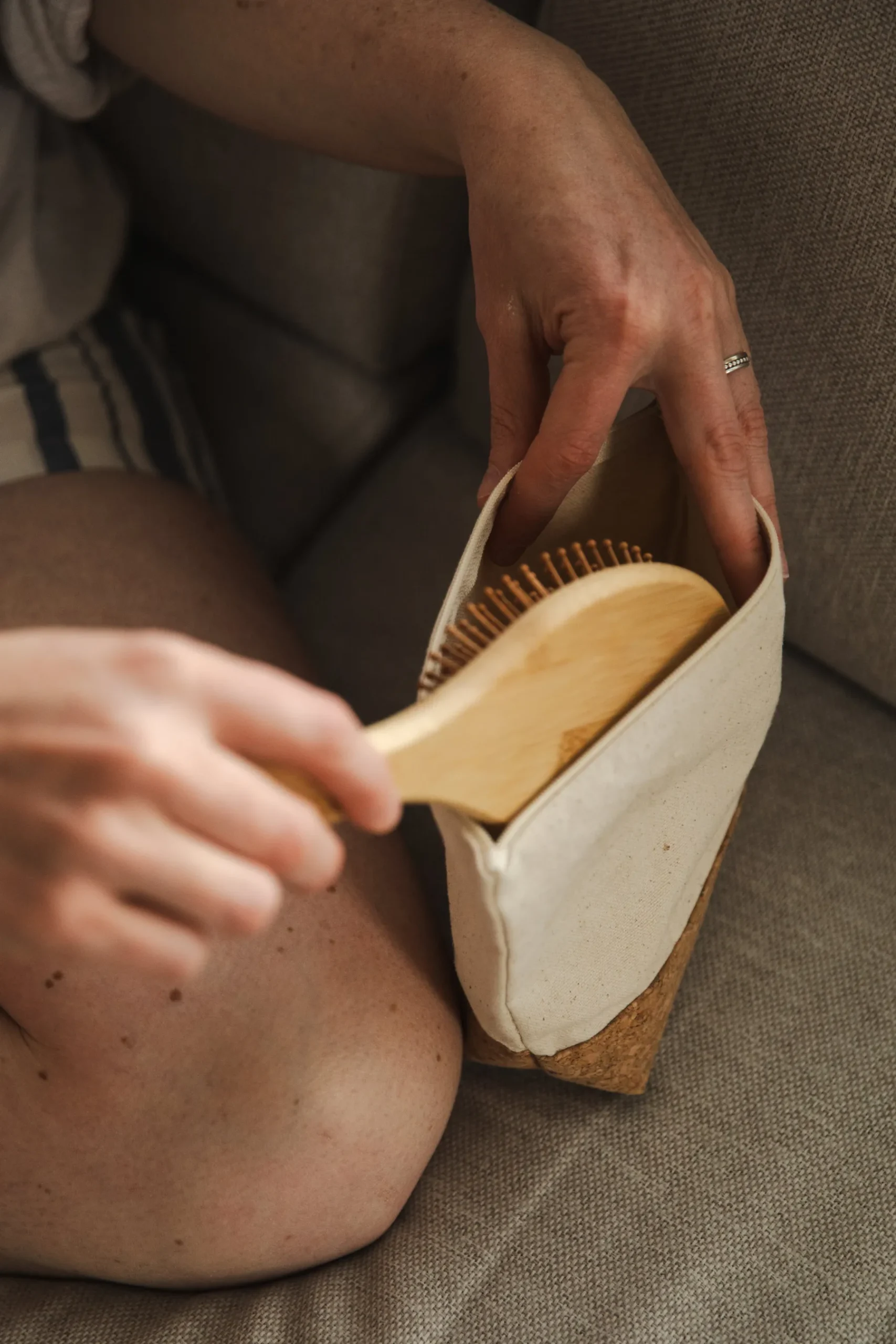 Hot Bamboo Oval Hairbrush Haarprobleem|Vegane Haarpflege