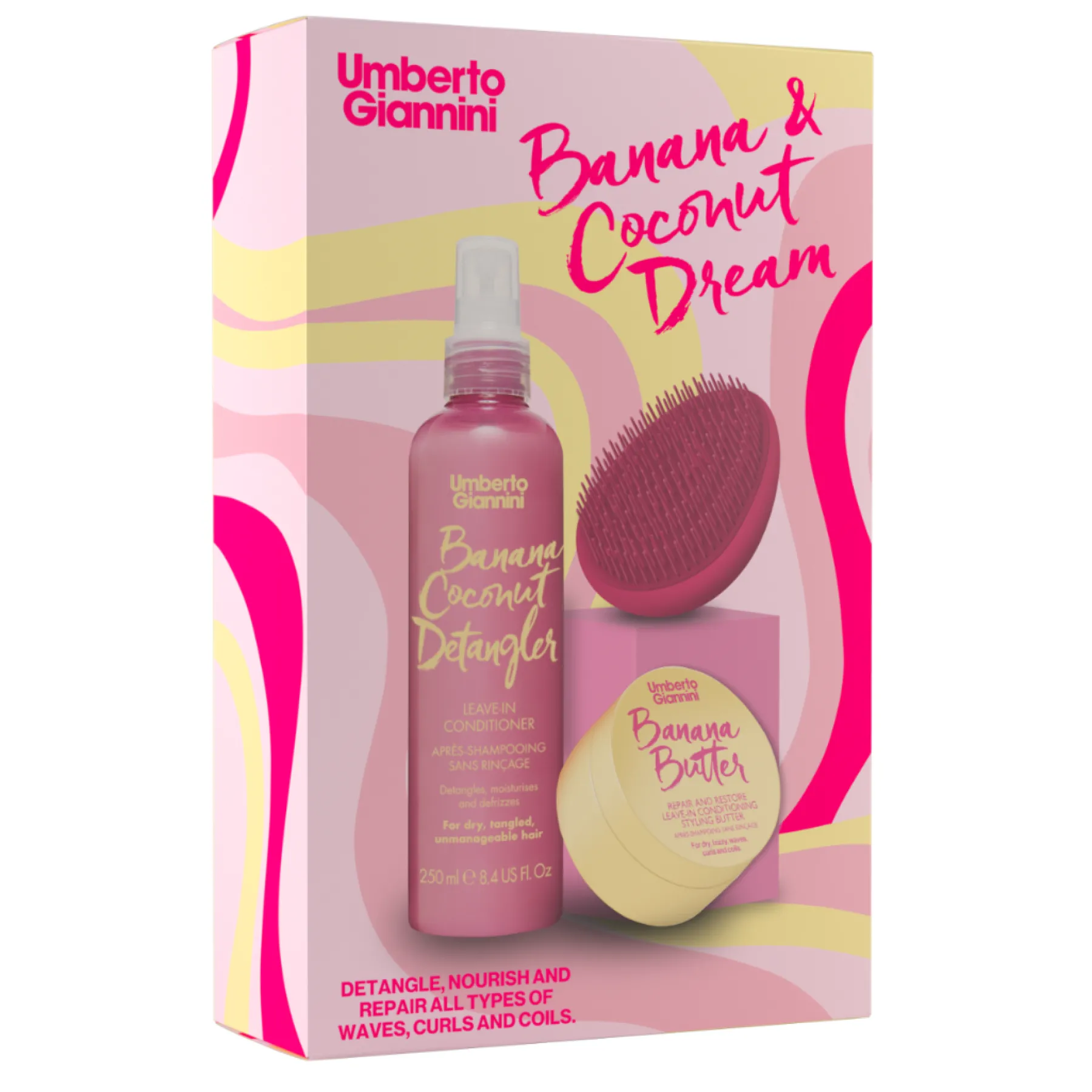 Banana Coconut Giftset Hoofdingrediënt Haircare|Haarprobleem