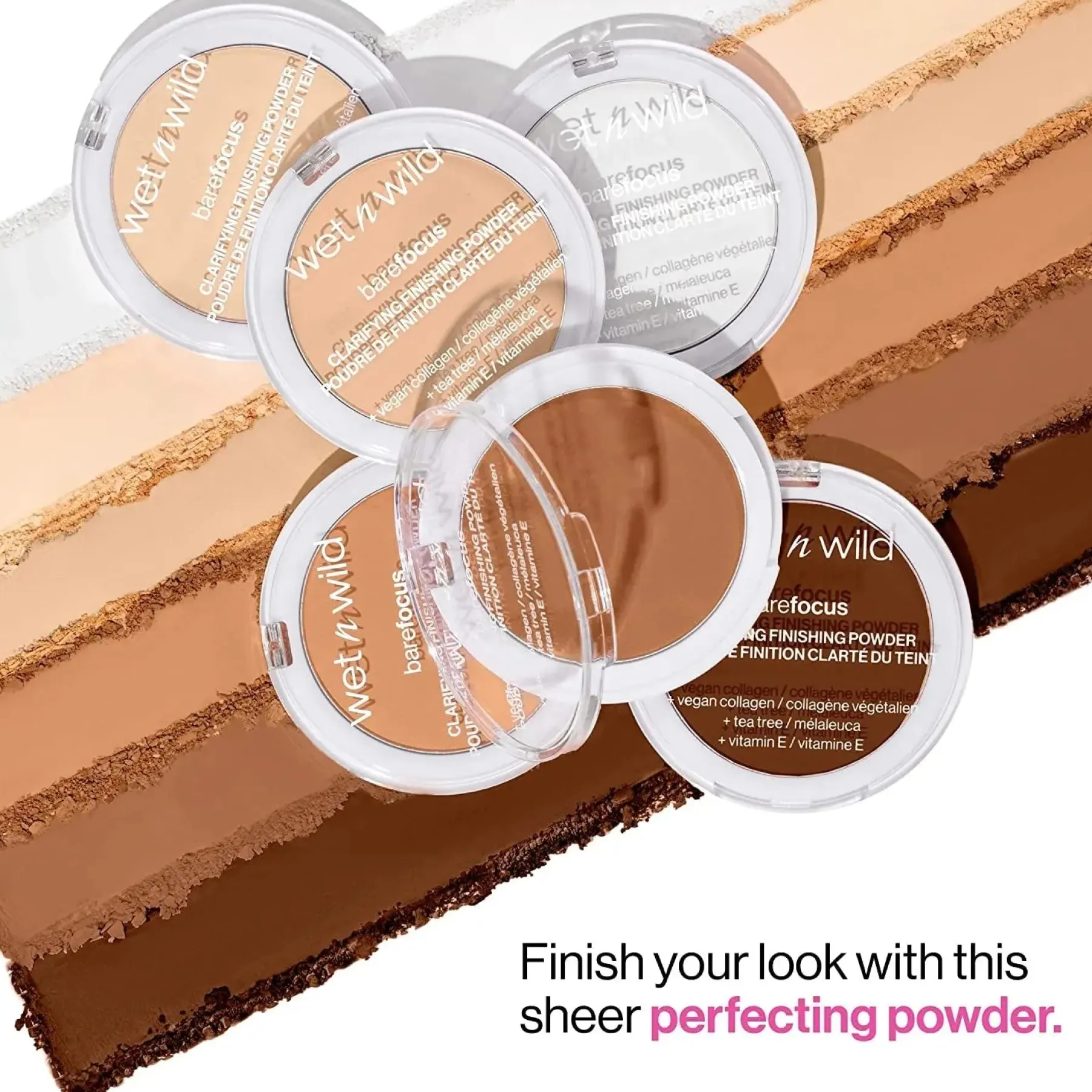 Outlet Bare Focus Clarifying Finishing Powder Make-Up Puder|Vegane Makeup Puder