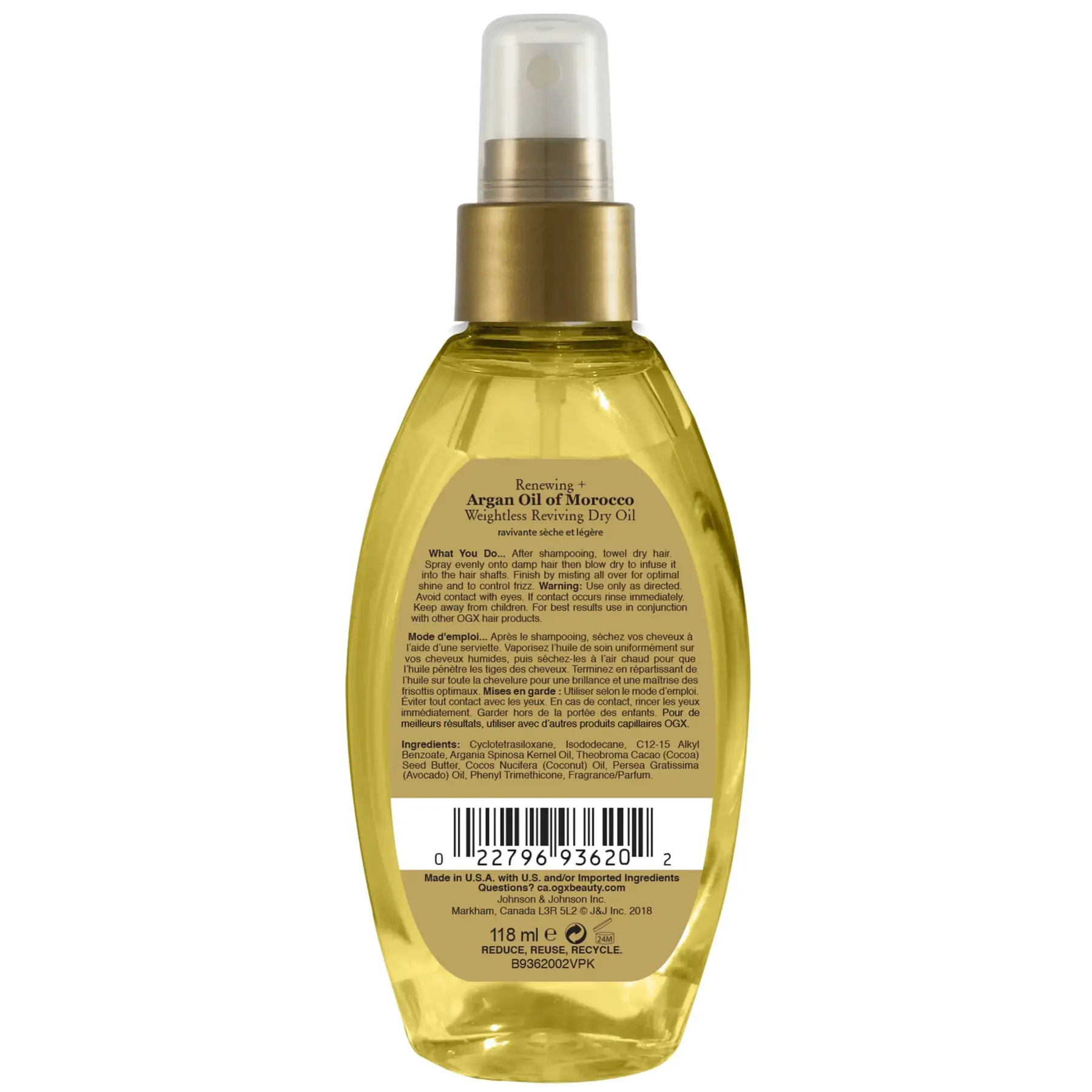 Outlet Beauty Argan Oil Of Morocco Weightless Dry Out Spray 11 Schritte Haarpflege Routine|Vegane Haarpflege