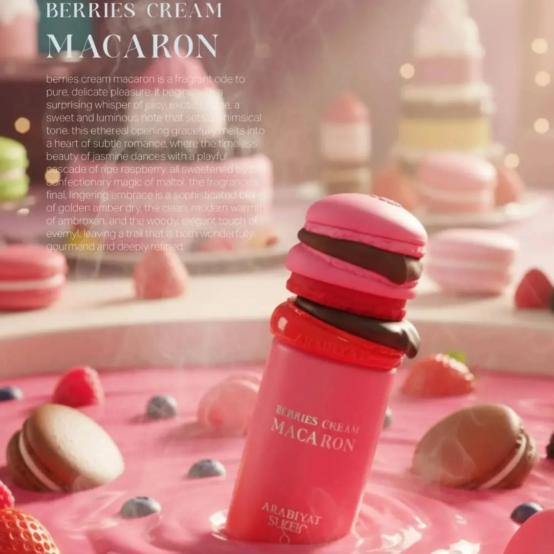 Hot Berries Cream Macaron Eau De Parfum Arabische Parfums|Parfum Dupes