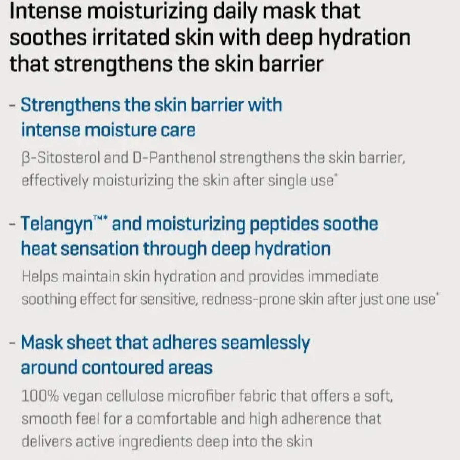 Clearance Beta Panthenol Repair Daily Mask Hauptzutat|Vegan Pflege