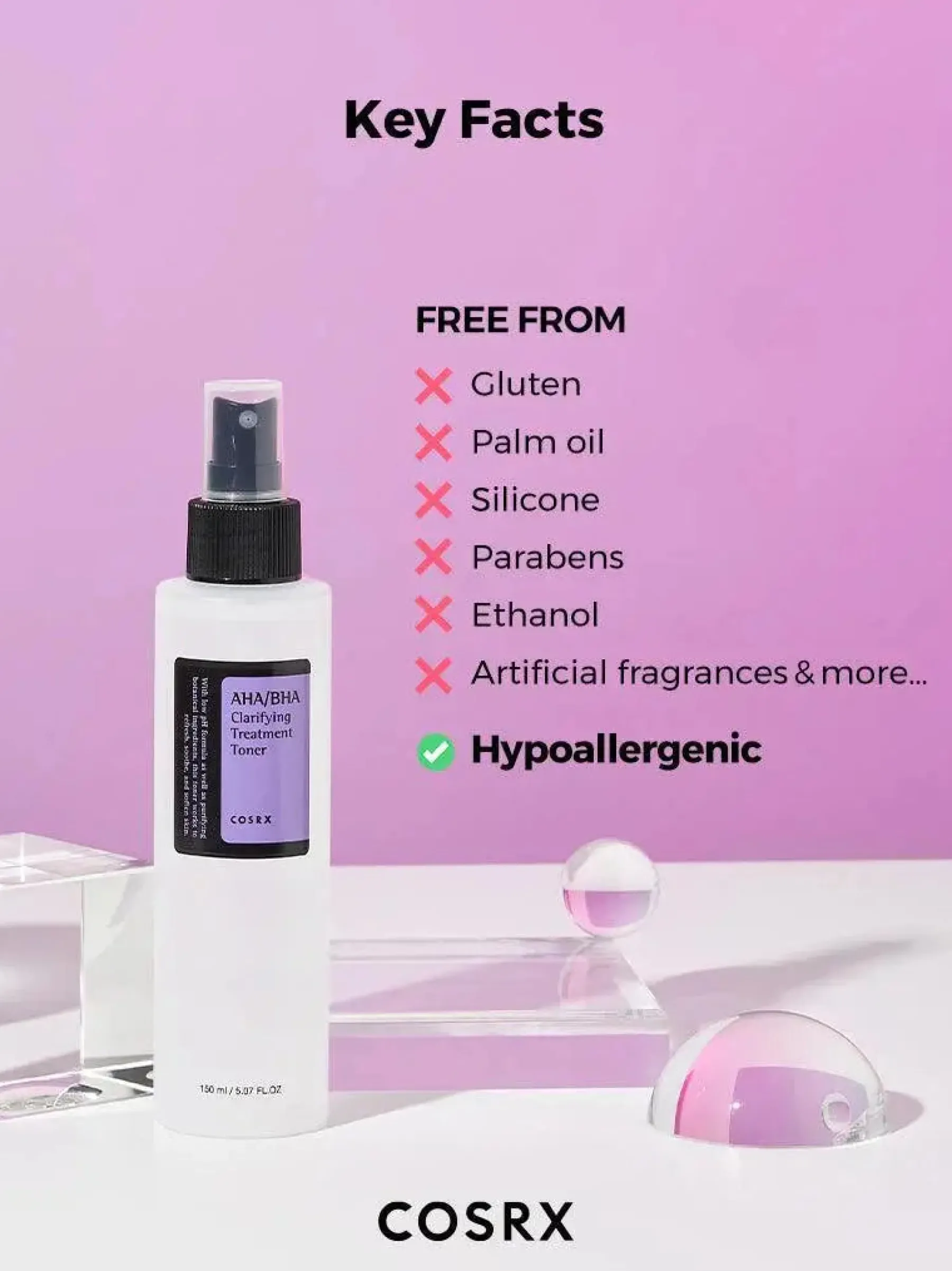 Sale Bha/Aha Clarifying Treatment Toner Hauptzutat|Calming Toners
