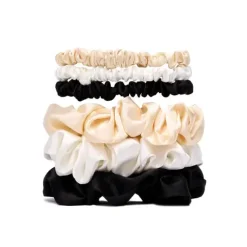 Sale Big and Small Satin Scrunchies Set Haarpflege-Routinen & Sets|Haarprobleem