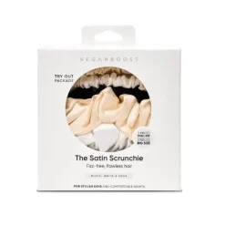 Sale Big and Small Satin Scrunchies Set Haarpflege-Routinen & Sets|Haarprobleem