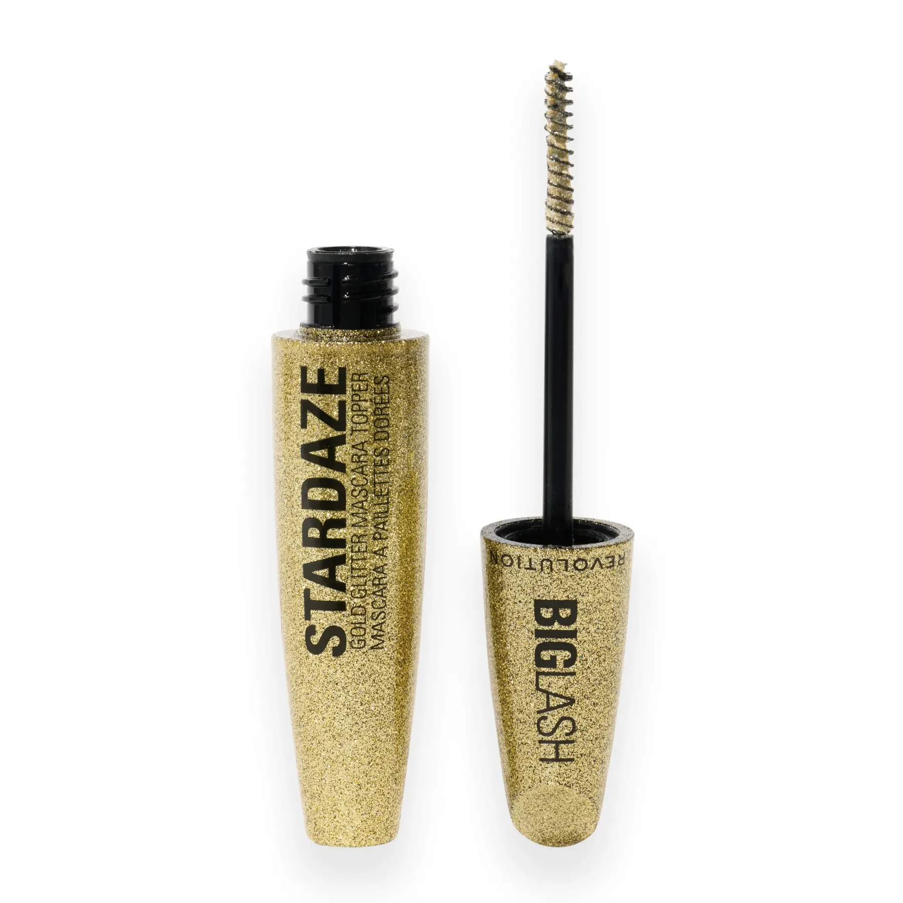 Big Lash Stardaze Hair & Brow Glitter Mascara Topper Stardust Gold Mascara|Vegan Mascara