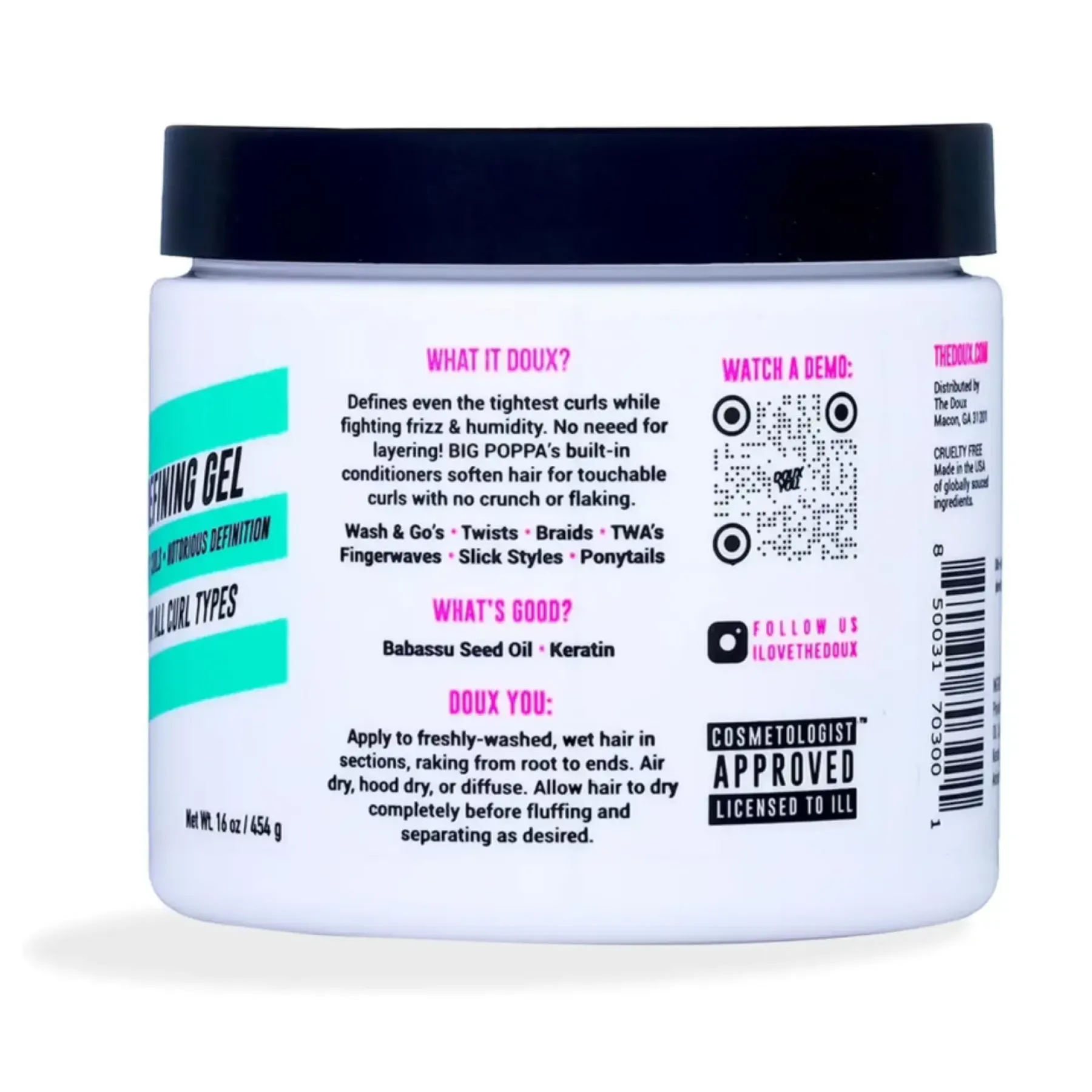 Clearance Big Poppa Defining Gel Styling Gel|Curly & Coily Styling