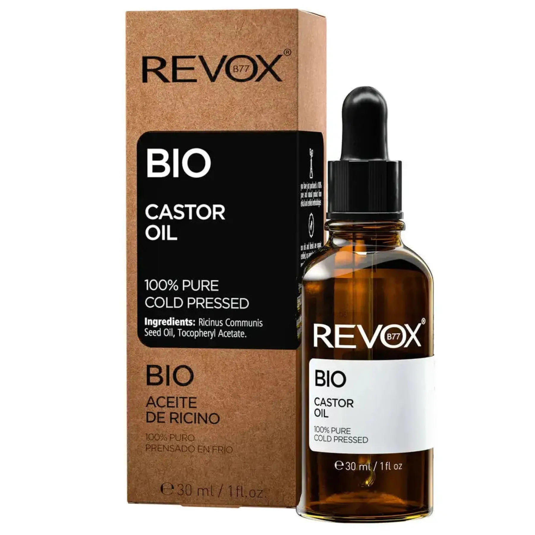 Online Bio Castor Oil 100% Pure Hauptzutat|Vegan Pflege