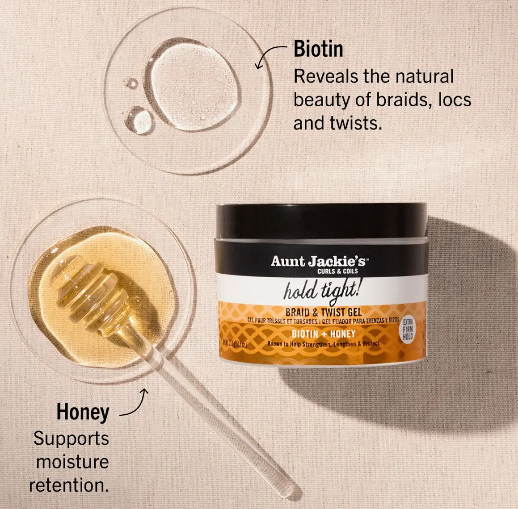 Best Biotin + Honey Braid & Twist Gel Styling Gel|Haarprobleem