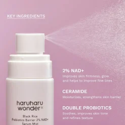 Clearance Black Rice Probiotics Barrier NAD+ Serum Mist Face Mists|Hauptzutat