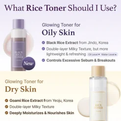 Clearance Black Rice Toner 150 ml. Milky Toners|Hauptzutat