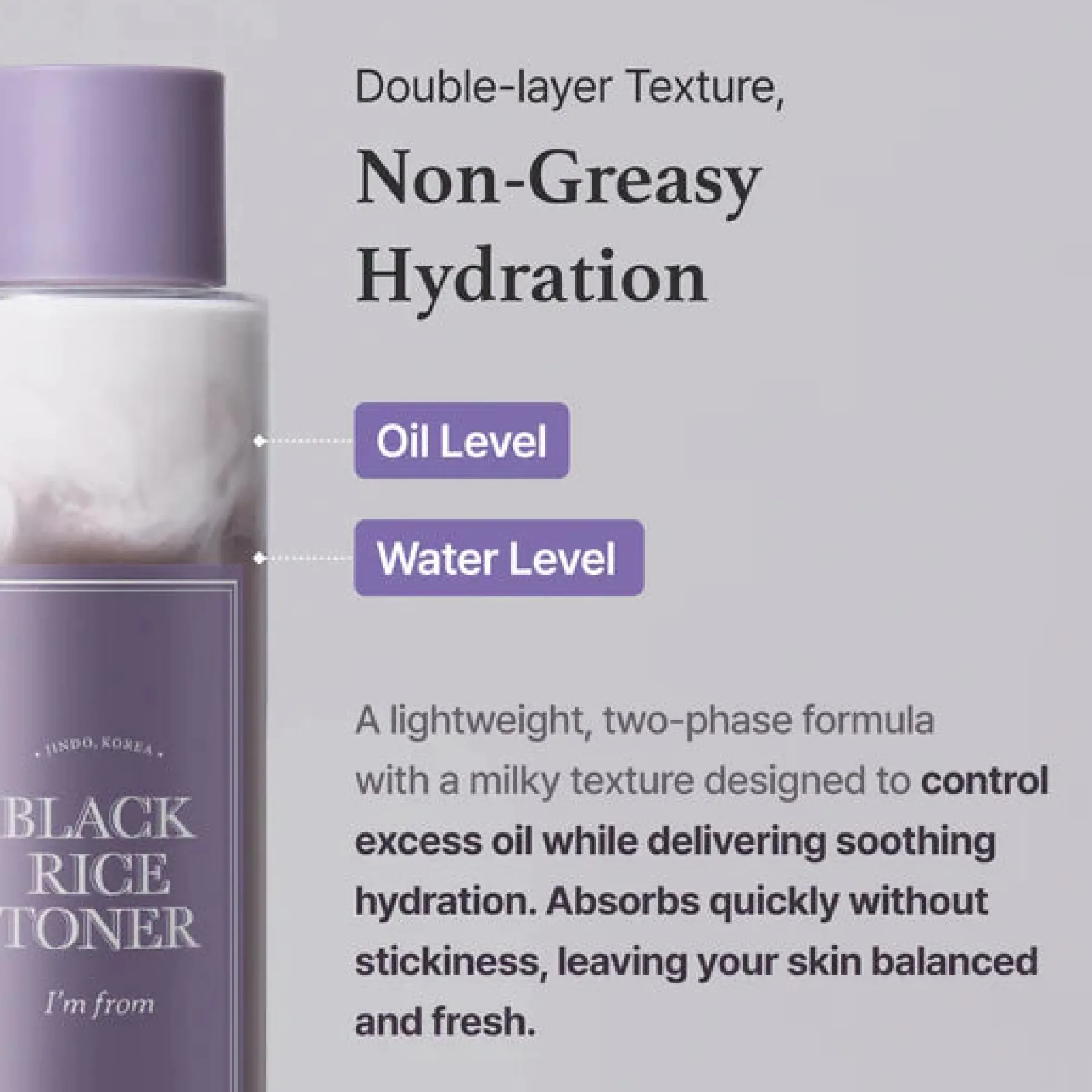 Clearance Black Rice Toner 150 ml. Milky Toners|Hauptzutat