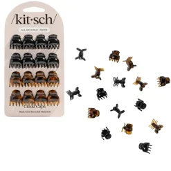 Sale Black & Tort Micro Cloud Clip 16pc Set Haarpflege-Routinen & Sets|Haarspangen & -Clips