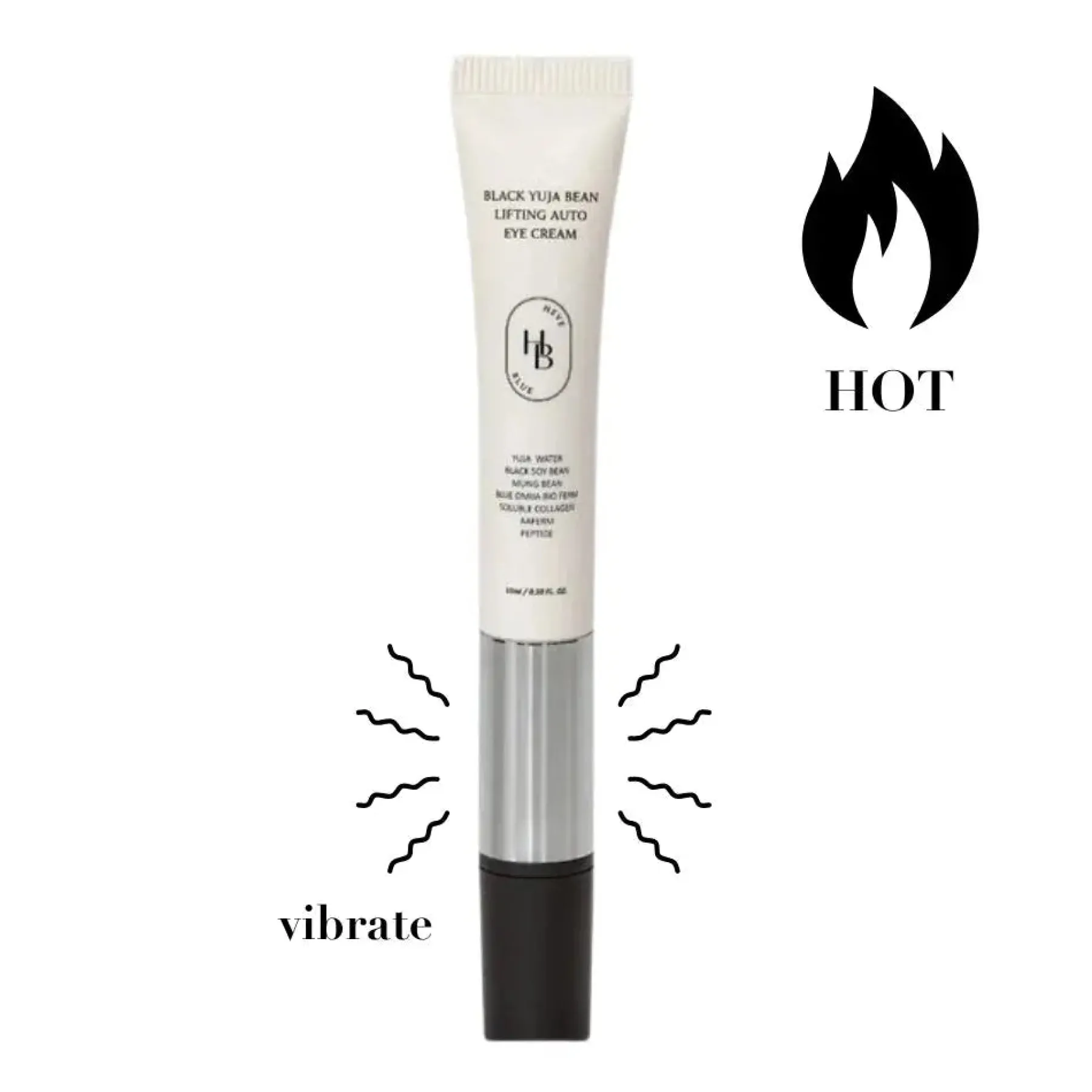 Sale Black Yuja Bean Lifting Auto Eye Cream Vegan Pflege|Augencreme