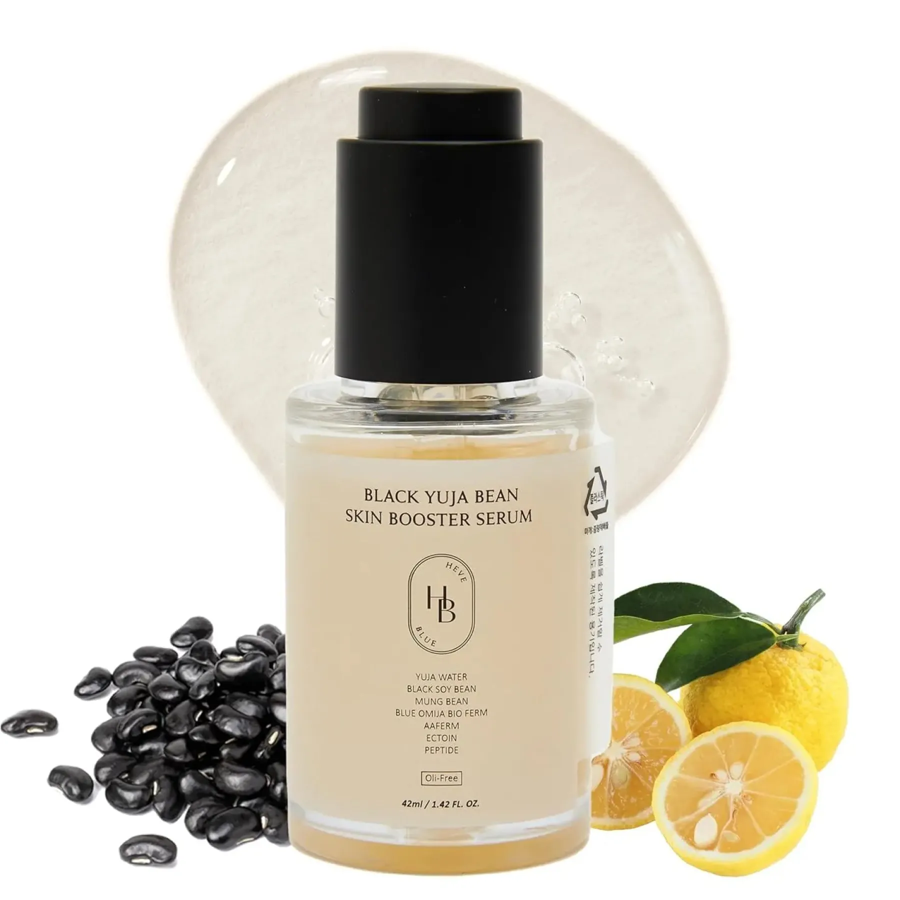 Hot Black Yuja Bean Skin Booster Serum Alle Korean Skincare|Problemlösende Seren
