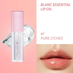 Outlet Blanc Essential Lip Oil #01 Pure Lychee Lipgloss|Lippen Öl