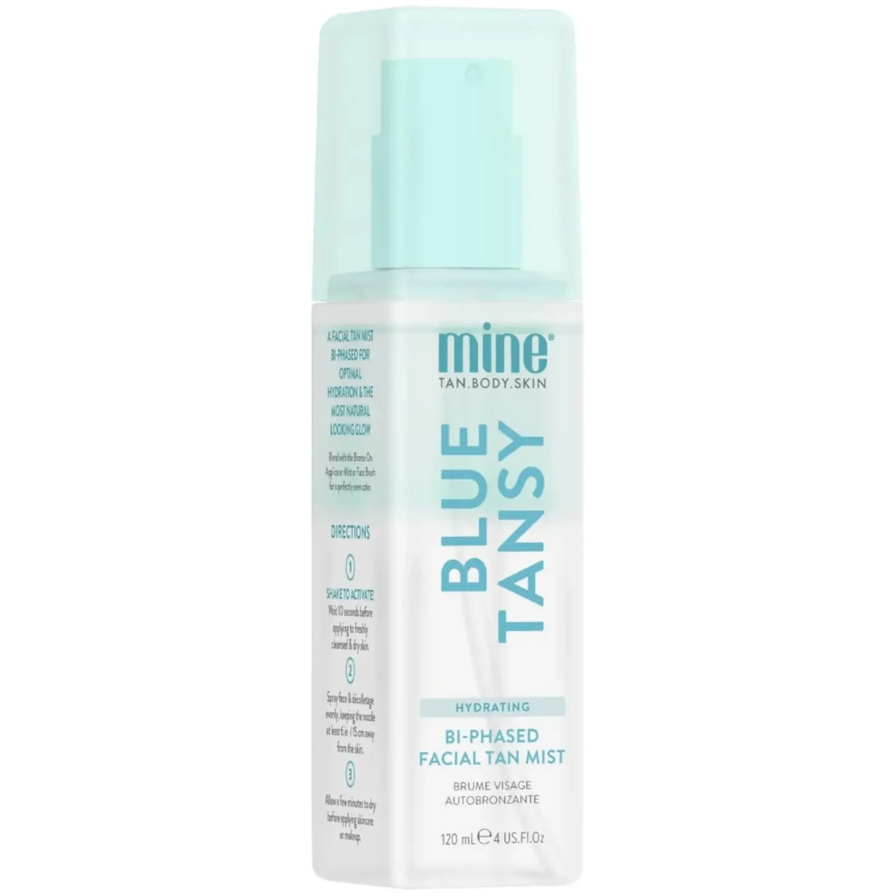Best Blue Tansy Bi-Phased Facial Tan Mist Tanning Spray|Vegan Tanning