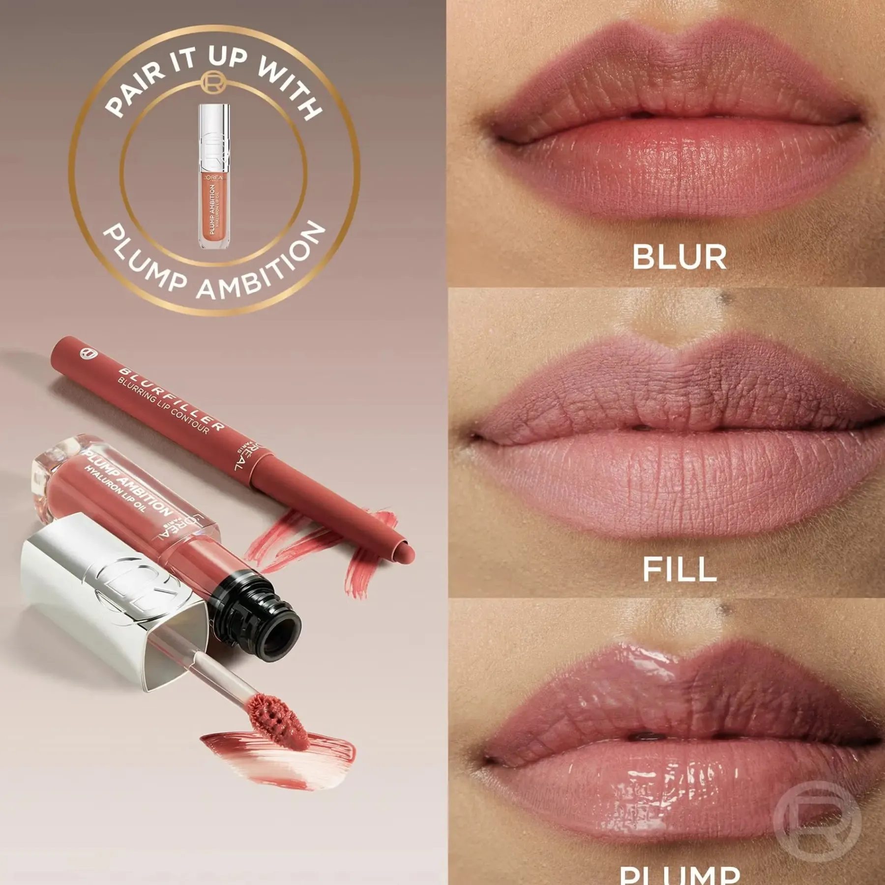 Hot Blurfiller Lipliner 530 Bordeaux Bisous Lippen Konturenstift