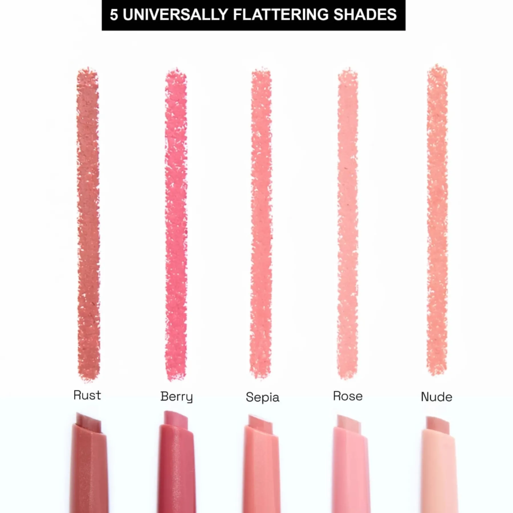 Hot Blurred Line Matte Lip Crayon Rose Lippen Konturenstift