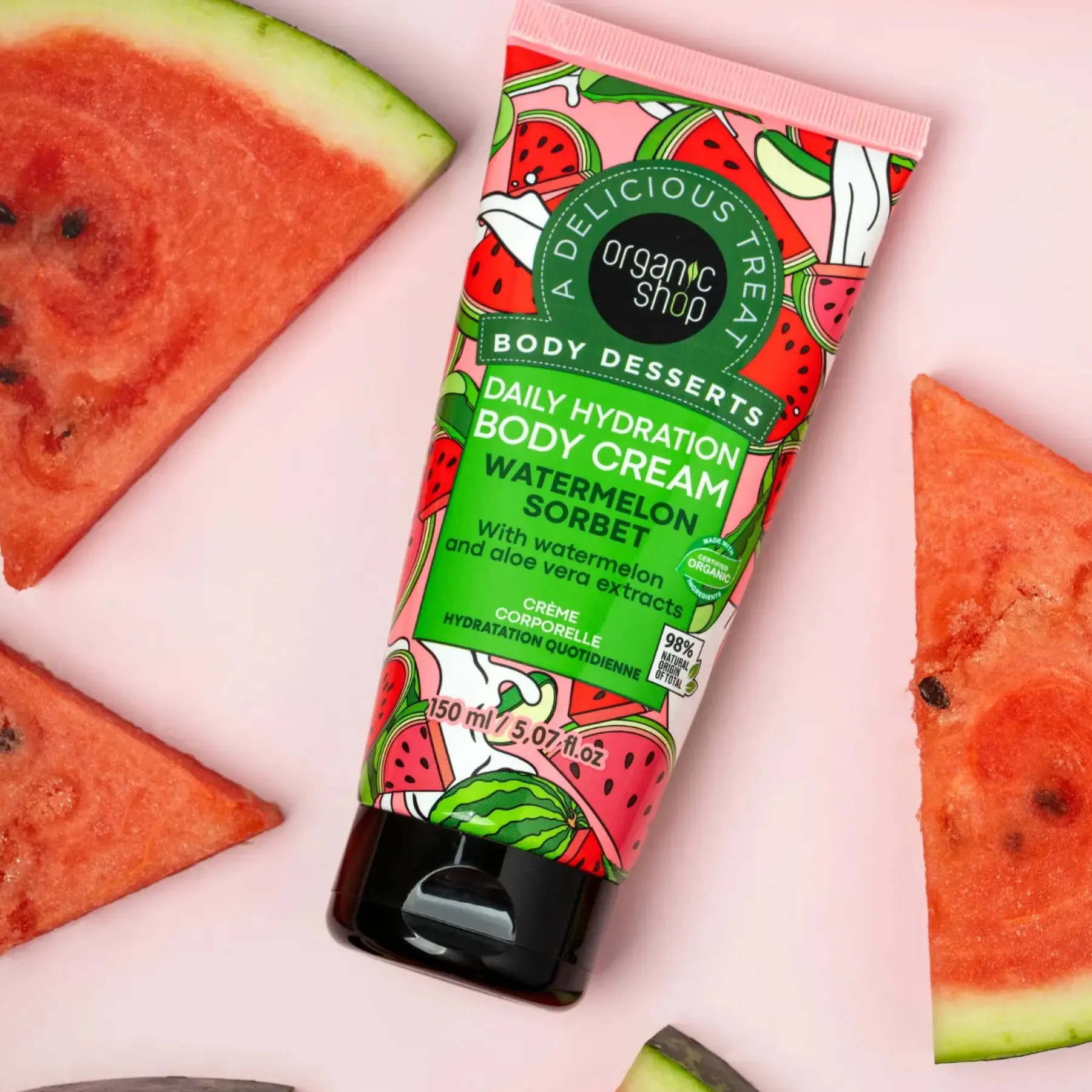 Body Desserts Daily Hydration Body Cream Watermelon Sorbet Everything Shower|Body Butter