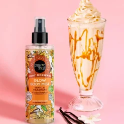 Hot Body Desserts Glow Body Mist Vanilla Milkshake Everything Shower|Körpermist