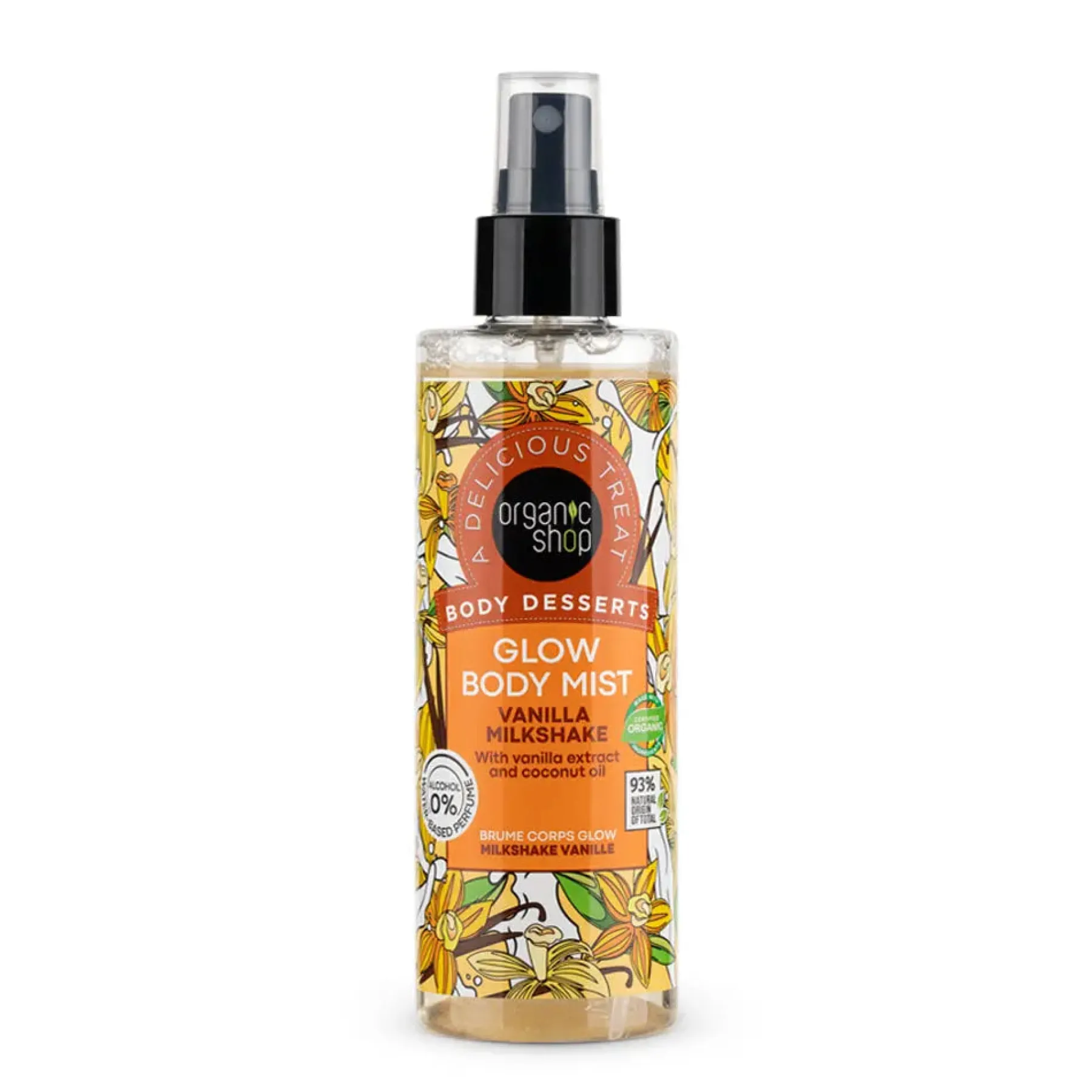 Hot Body Desserts Glow Body Mist Vanilla Milkshake Everything Shower|Körpermist