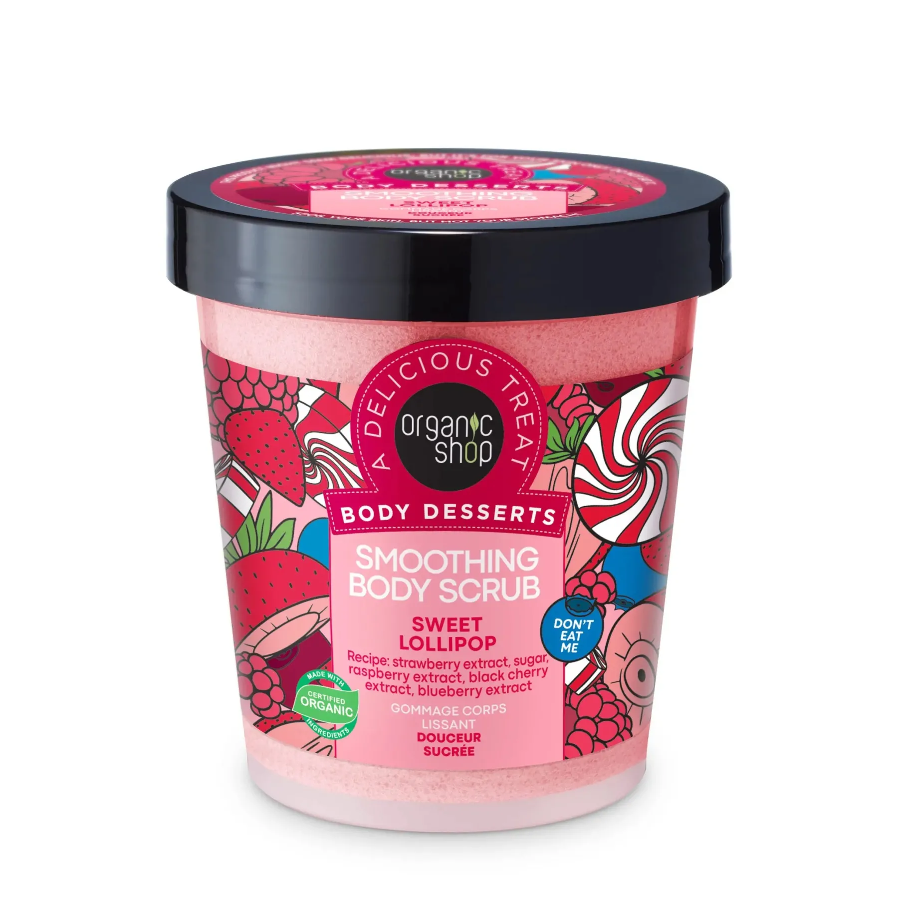 New Body Desserts Smoothing Body Scrub Sweet Lollipop Everything Shower|Körperpeelings